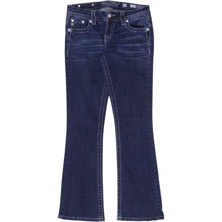 Y2K Ladies Miss Me Sequined Mid-Rise Denim Jeans Size 26 | Migration_Jeans | Fashion Rerun