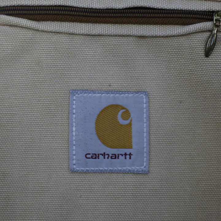 Vintage Carhartt 6QLJ Detroit Duck Canvas Red Quilted Lining Jacket