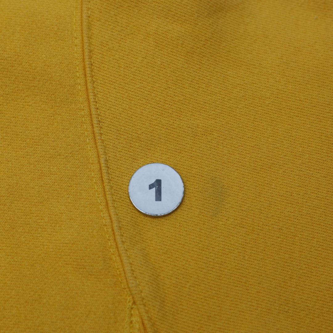 Mens Champion Reverse Weave  Mustard C Gold Heavyweight Pullover Hoodie Size S