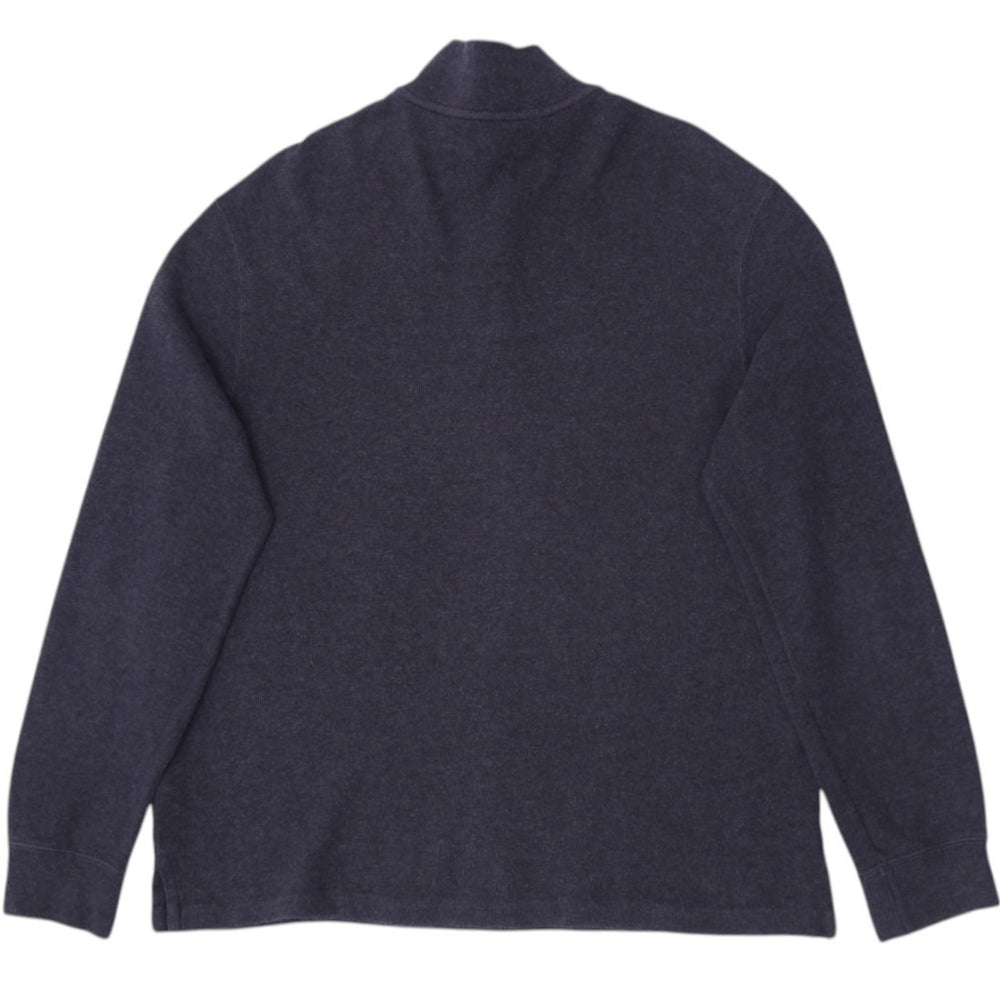 Mens Polo By Ralph Lauren Gray Quarter Zip Cotton Knitwear Sweater | Migration_Knitwear & Sweaters RL Collect | Fashion Rerun