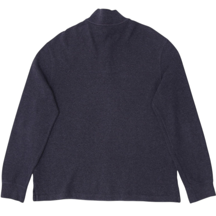 Mens Polo By Ralph Lauren Gray Quarter Zip Cotton Knitwear Sweater | Migration_Knitwear & Sweaters RL Collect | Fashion Rerun