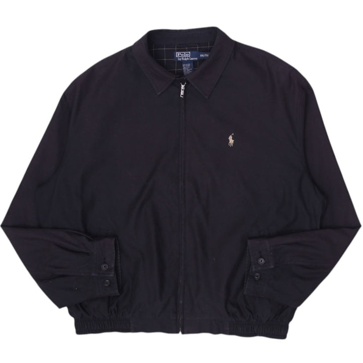 Vintage Mens Polo Ralph Lauren Black Full Zip Embroidered Jacket Size XXL | Migration_Jackets | Fashion Rerun