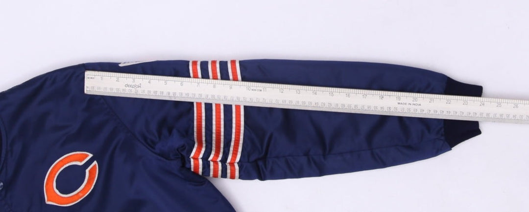 Vintage Chicago Bears NFL Starter Satin Bomber Snap Button Jacket M | Migration_Jackets - View 15 | Fashion Rerun