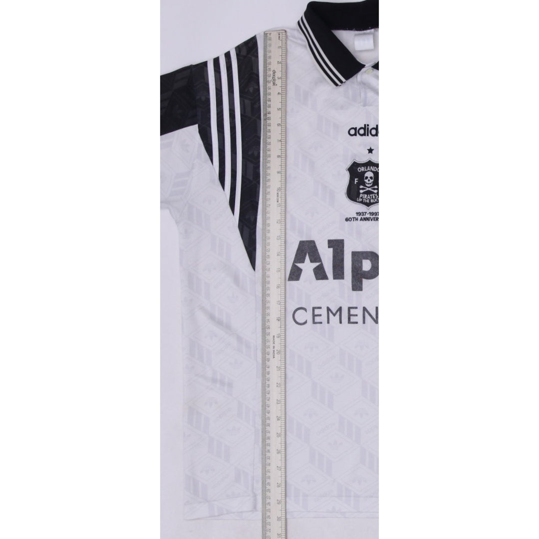 Vintage Orlando Pirates 1997/98 Home Retro Football Jersey | Migration_Jerseys - View 8 | Fashion Rerun