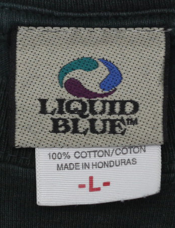 Vintage AC DC Highway To Hell AOP T-Shirt Liquid Blue L - Fashion Rerun Vintage Migration_T-Shirt