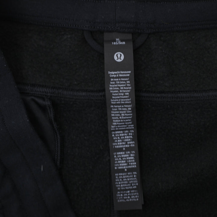 Mens Lululemon Black Jogger Sweat Pants  XL | Migration_Pants - Back View | Fashion Rerun