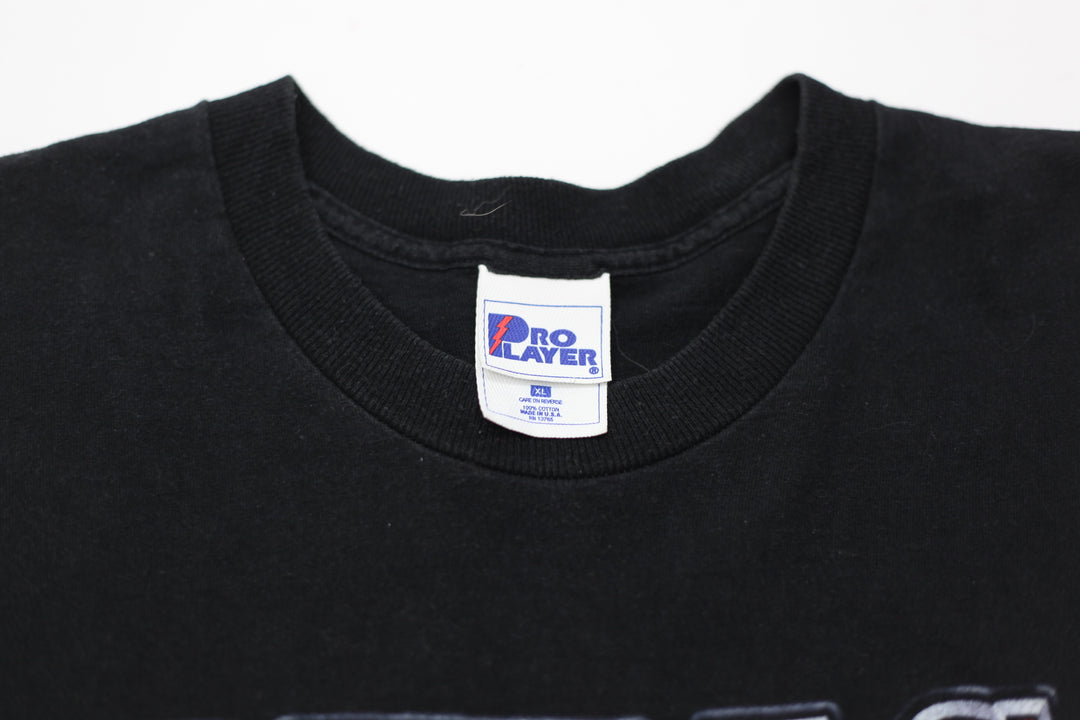 Vintage NBA Chicago Bulls T-Shirt Single Stitch Made In USA Black Pro Player XL