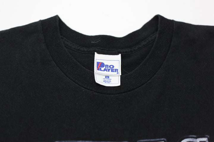 Vintage NBA Chicago Bulls T-Shirt Single Stitch Made In USA Black Pro Player XL