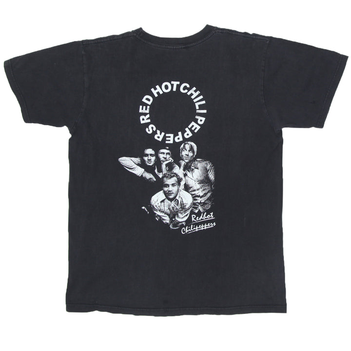 Vintage Red Hot Chili Peppers Band T-Shirt Black Unit Hundred XL