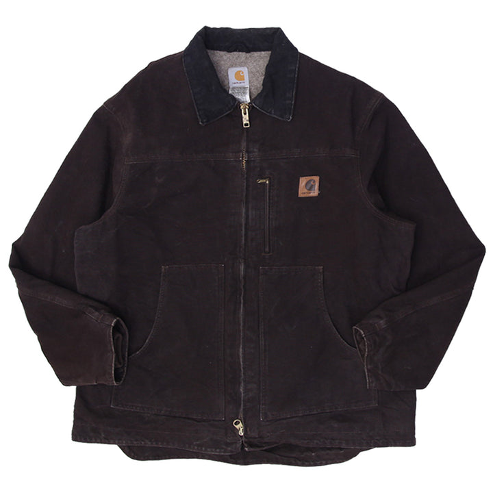 Vintage Carhartt C61 DKB Sherpa Fleece Lined Detroit Jacket