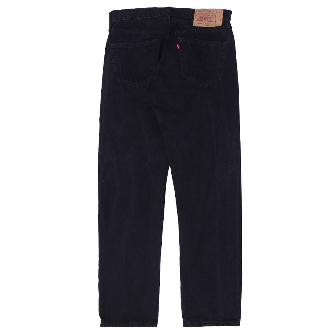 Vintage Levi Strauss 501 Button Fly Black Denim Jeans