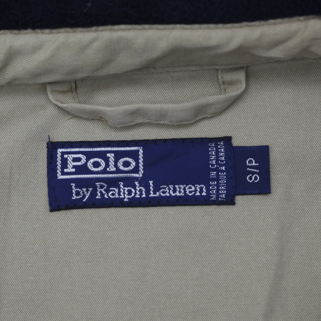 Vintage Polo By Ralph Lauren Plaid Fleece Harrington Zipper Jacket S | Migration_Fleece RL Collection - Back | Fashion Rerun