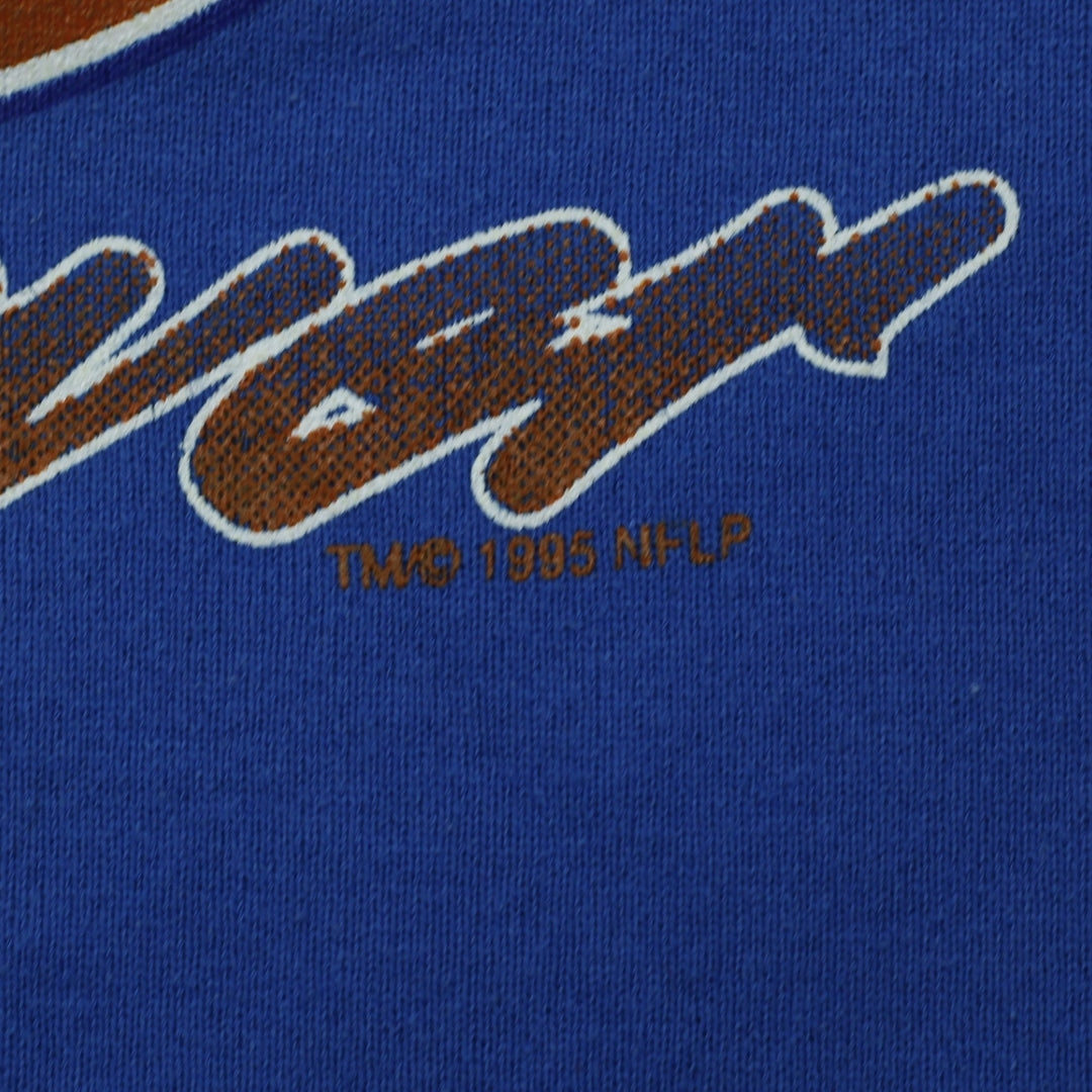 Vintage 1995 Denver Broncos NFL Crewneck Sweatshirt Made in USA Size L | Migration_Sweatshirts - Detail View | Fashion Rerun