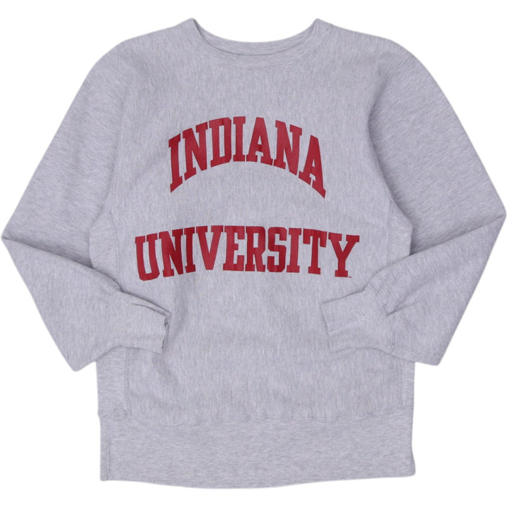 Vintage Champion Reverse Weave Sweatshirt Gray Indiana University Logo Large | Migration_Sweatshirt | Fashion Rerun