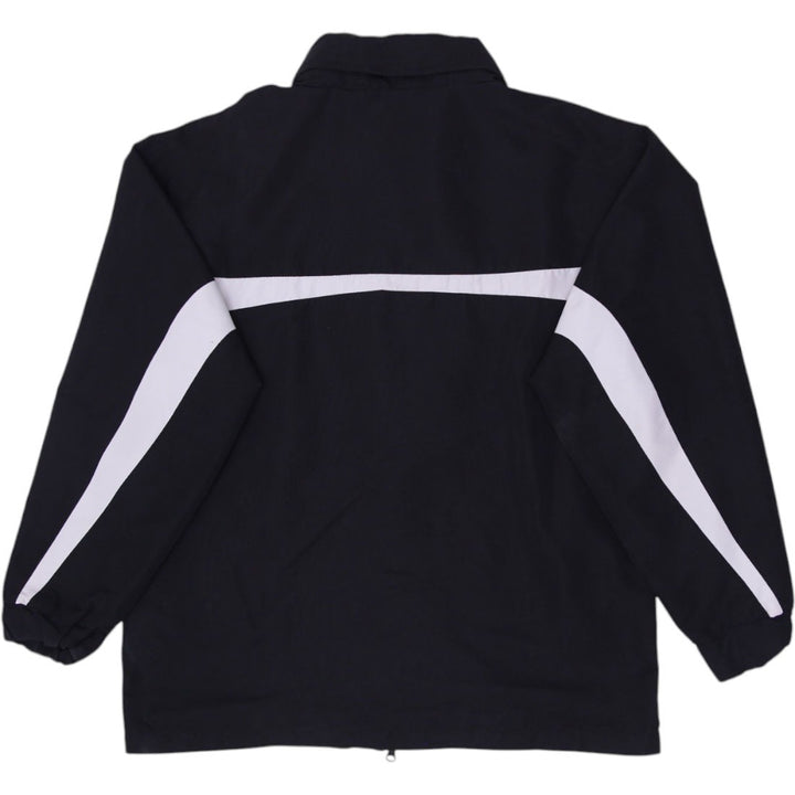 Mens Chase Authentic Athletic Jacket Black Graphic Racing Full Zip Size MD