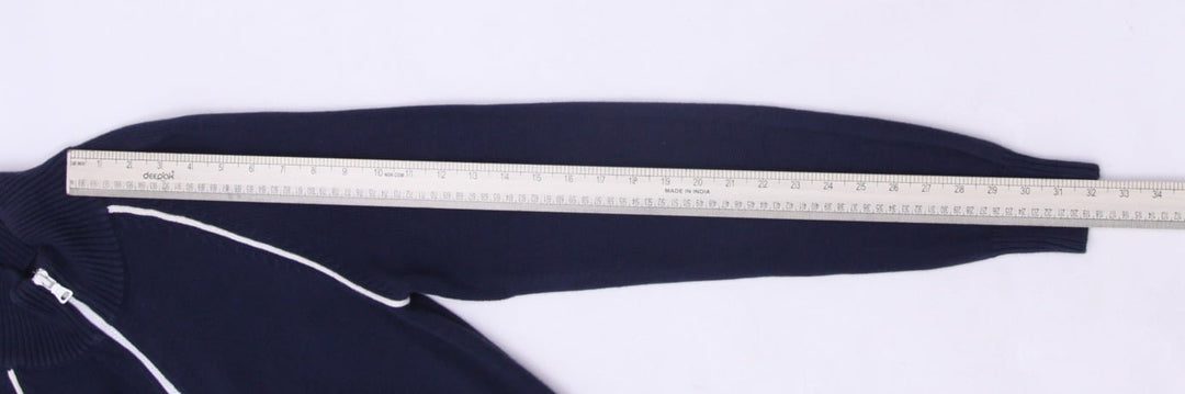 Vintage Ladies Polo Jeans Co. Navy Full Zip Cotton Jacket L | Migration_Jackets - View 6 | Fashion Rerun