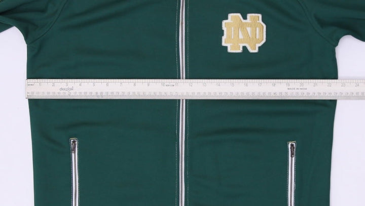 Vintage Adidas Notre Dame Fighting Irish Green Track Zipper Jacket Size M | Migration_Jackets - View 6 | Fashion Rerun