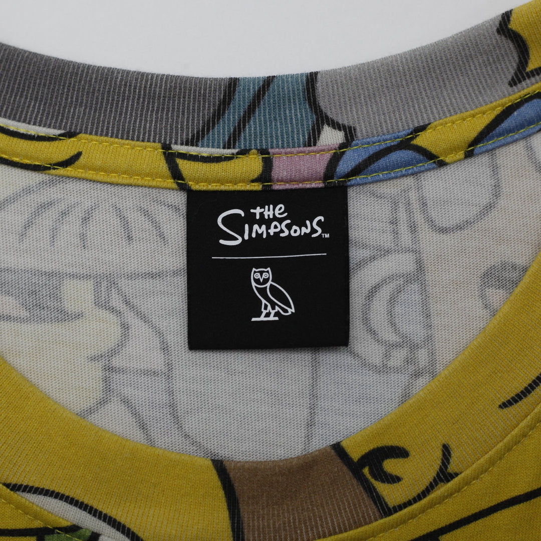 OVO X The Simpsons Cartoon Characters All Print T-Shirt Size XXL | Migration_T-Shirts - Back View | Fashion Rerun