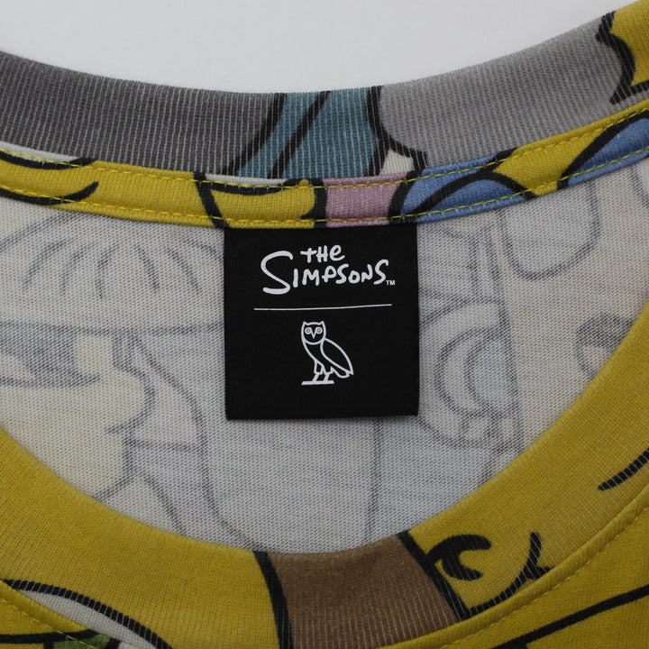 OVO X The Simpsons Cartoon Characters All Print T-Shirt Size XXL | Migration_T-Shirts - Back View | Fashion Rerun
