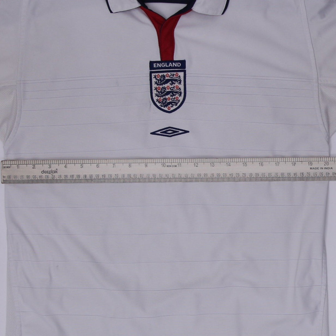 Mens Umbro 2003-2005 England Home Football Jersey Size M
