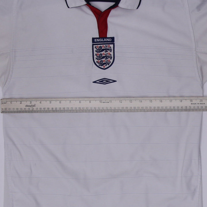 Mens Umbro 2003-2005 England Home Football Jersey Size M
