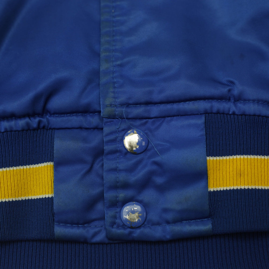 Vintage 90s Starter MLB Milwaukee Brewers Button Up Satin Jacket Size L | Migration_Jackets - View 18 | Fashion Rerun