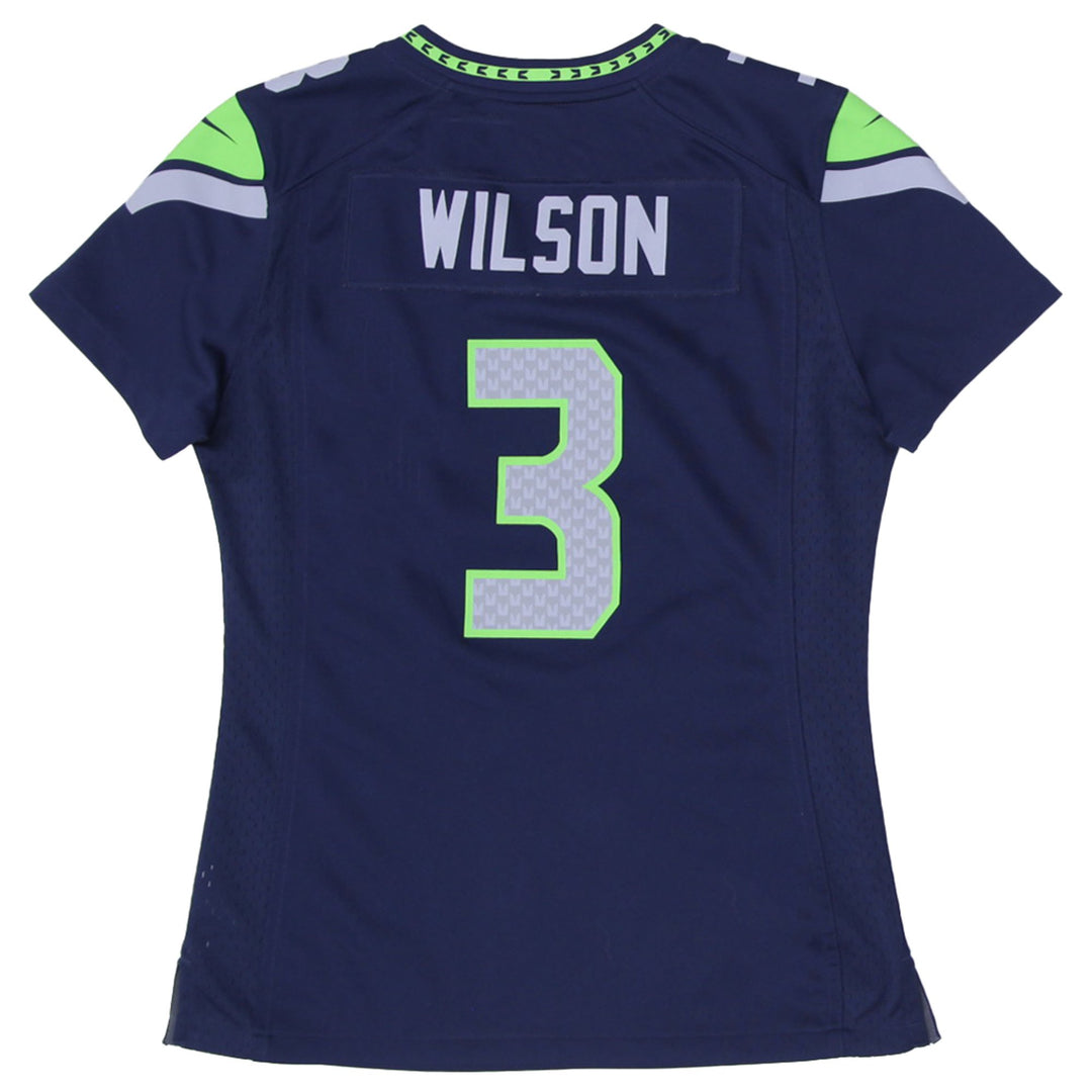 Ladies Nike Seattle Seahawks Russell Wilson #3 NFL Jersey