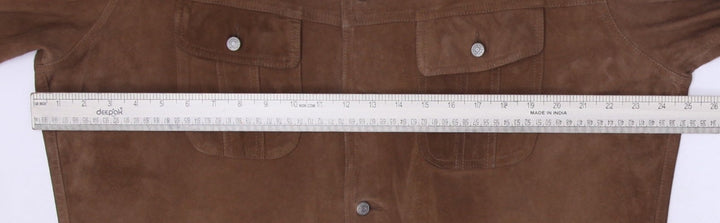 Vintage Mens Polo Ralph Lauren Suede Short Sleeve Shirt Size XL | Migration_Shirts - View 6 | Fashion Rerun