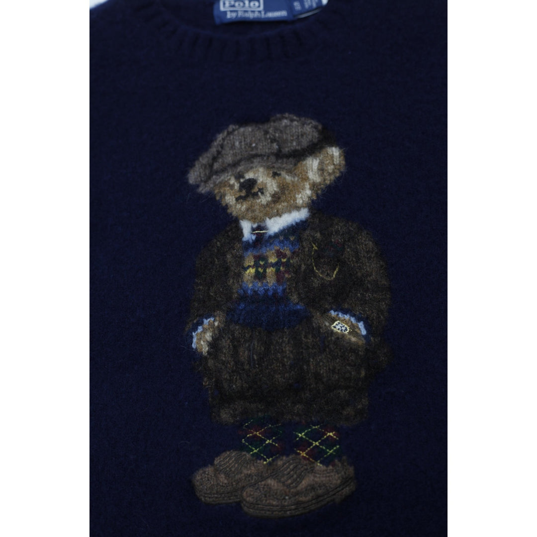 Mens Polo Ralph Lauren Sweater Navy Bear Embroidered Knitwear XL | Migration_Knitwear & Sweaters RL Collectio | Fashion Rerun