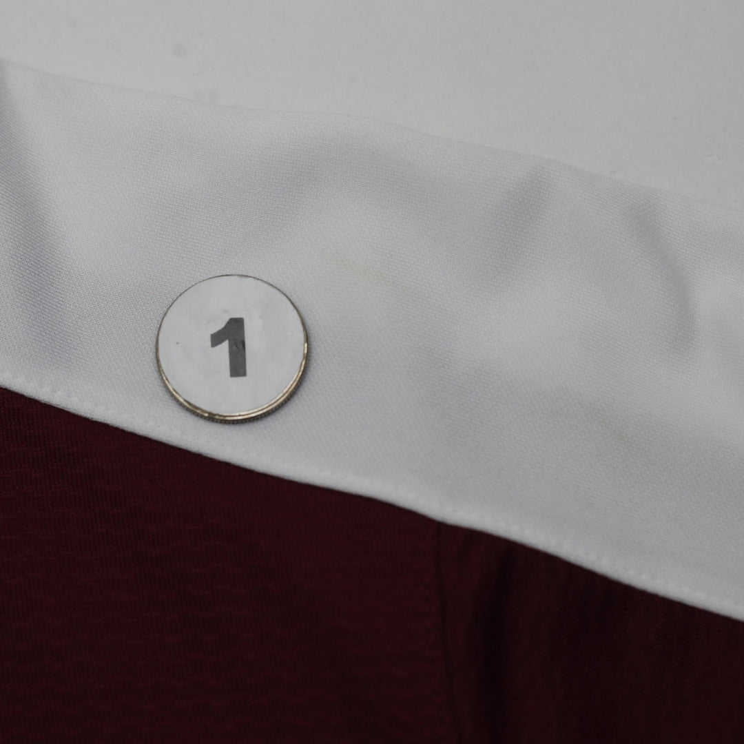 Mens Nike Dri-FIT Baseball Jersey Maroon White Size XL