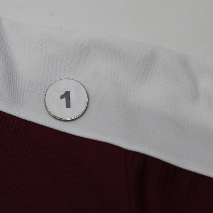 Mens Nike Dri-FIT Baseball Jersey Maroon White Size XL