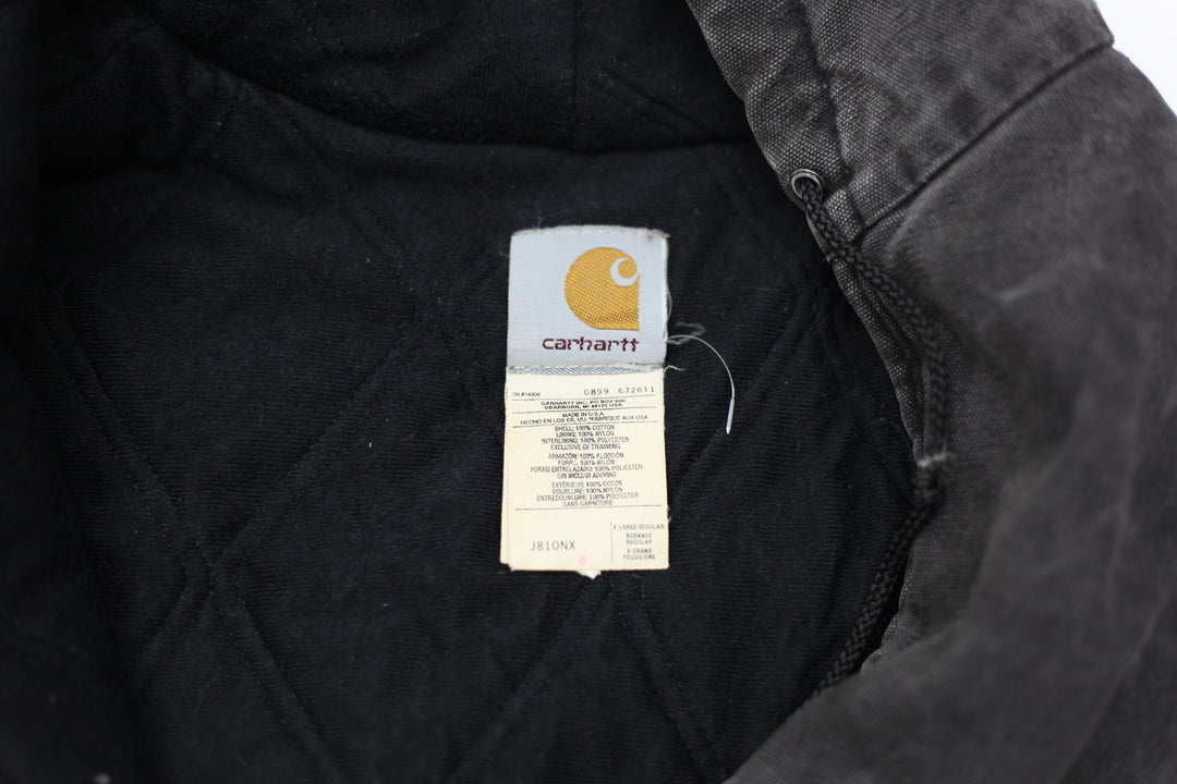 '99 Vintage Carhartt Full Zip Hooded Jacket Made In USA