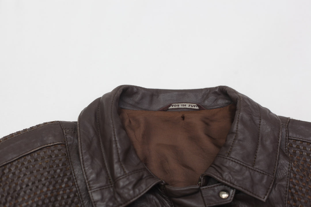 Vintage Gerome Made In Spain Leather Jacket