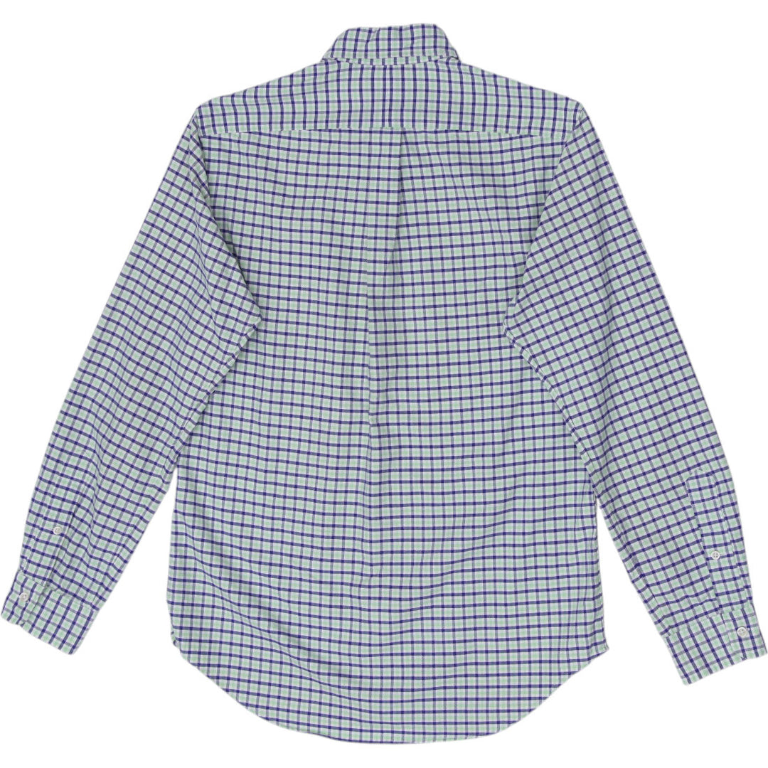 Mens Ralph Lauren Long Sleeve Plaid Button-Down Shirt Size S