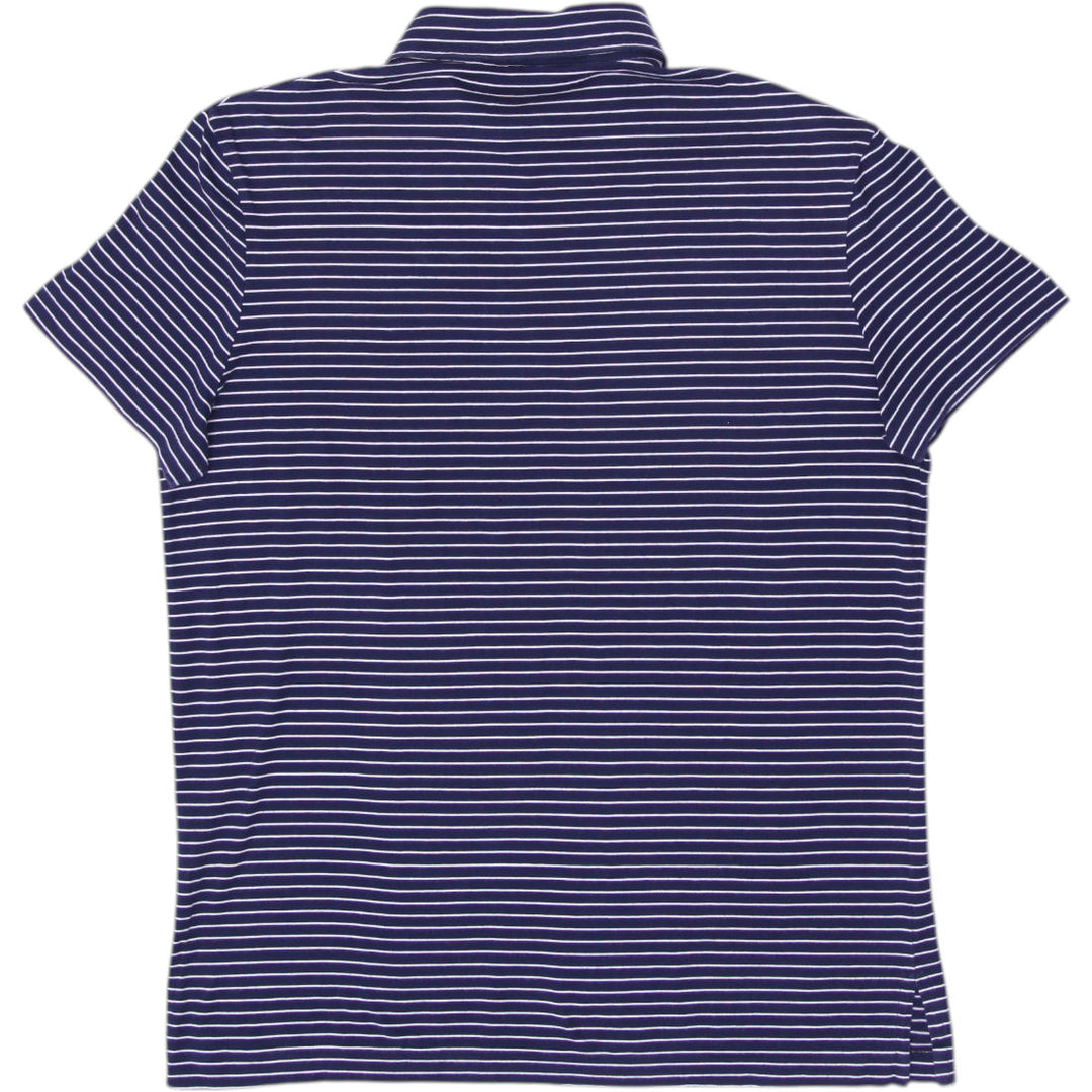 Mens Polo Ralph Lauren Pinstripe Cotton Polo Shirt Size M
