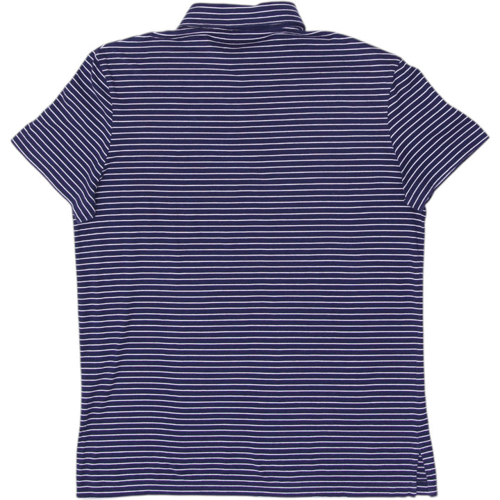 Mens Polo Ralph Lauren Pinstripe Cotton Polo Shirt Size M