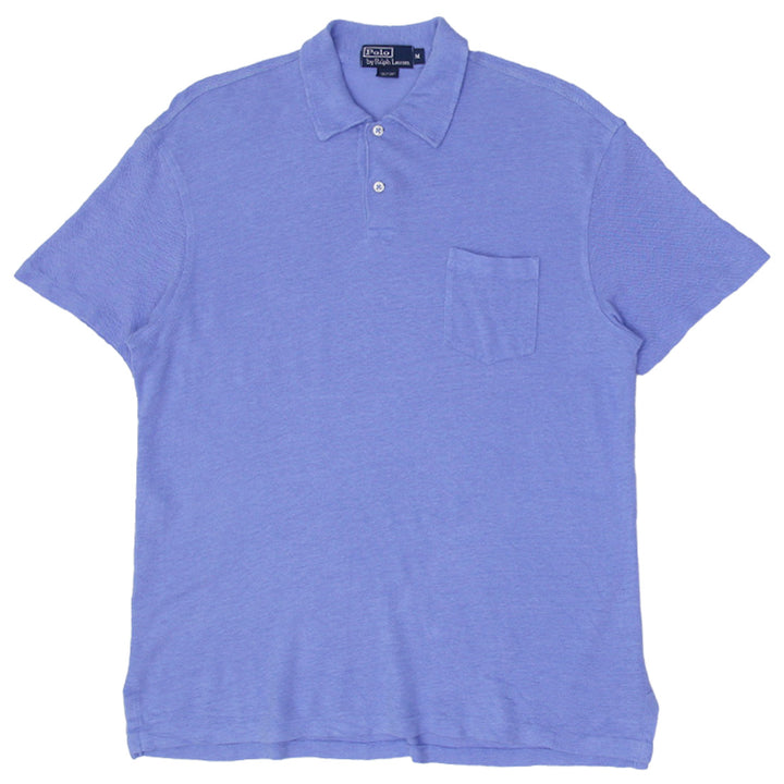 Mens Polo By Ralph 100% Linen Polo T-Shirt