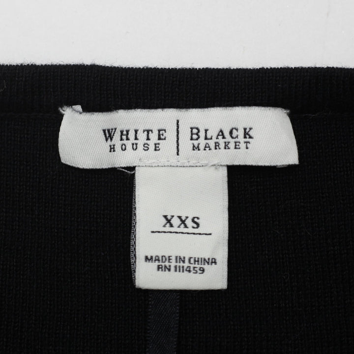 Y2K Ladies White House Black Market Beaded Halter Top Size XXS