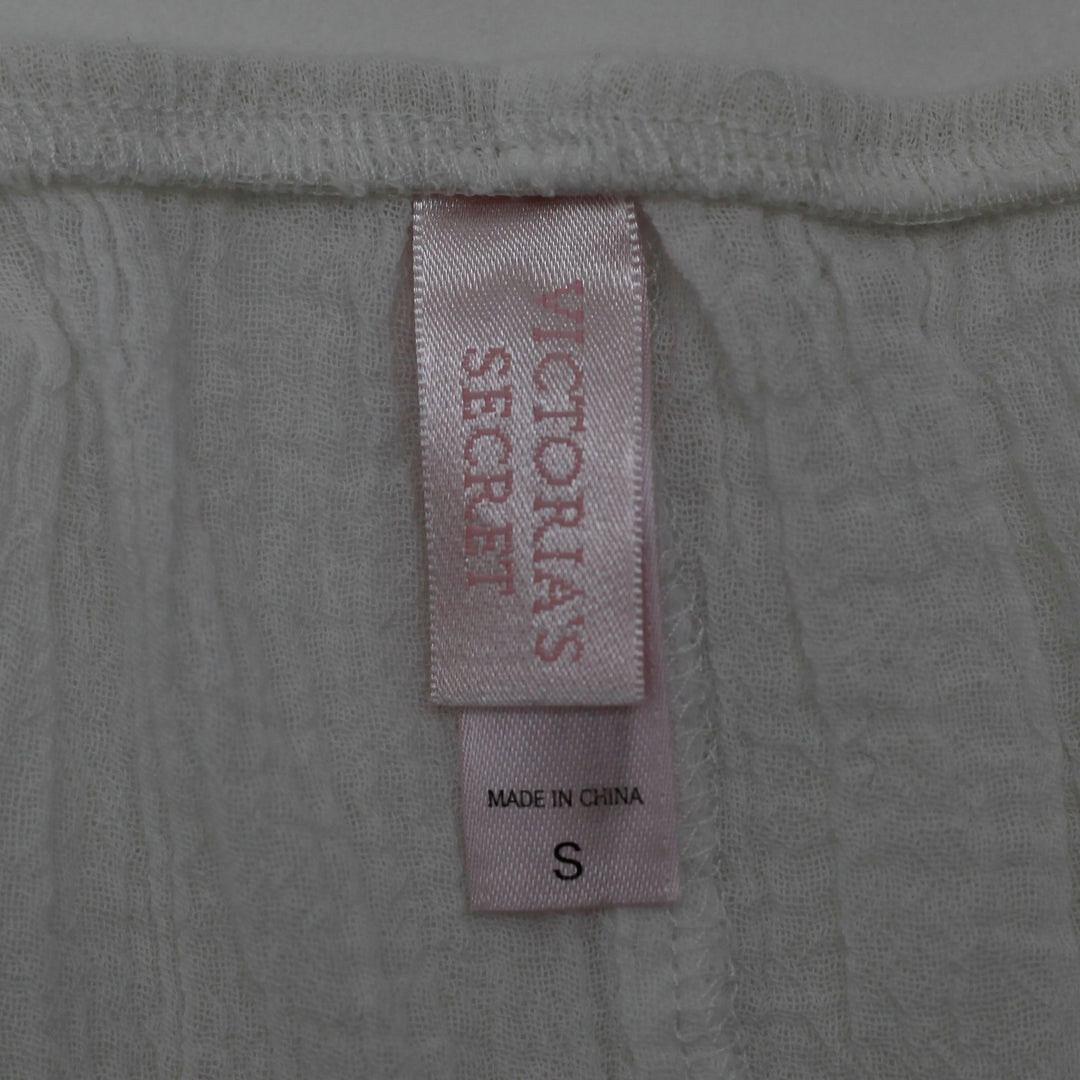 Y2K Ladies Victoria's Secret Wrap Tie Waist 100% Cotton Gauze Skirts White S