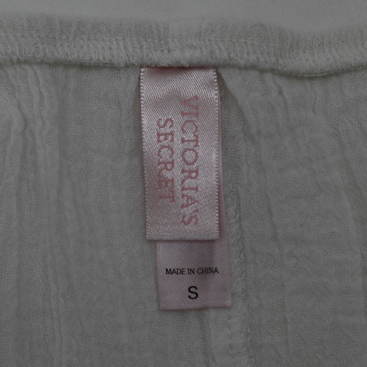 Y2K Ladies Victoria's Secret Wrap Tie Waist 100% Cotton Gauze Skirts White S