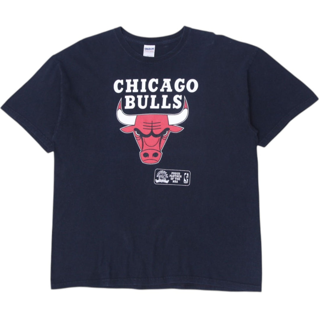 Mens Gildan Chicago Bulls T-Shirt Black NBA Basketball Graphic XL | Migration_T-Shirts | Fashion Rerun