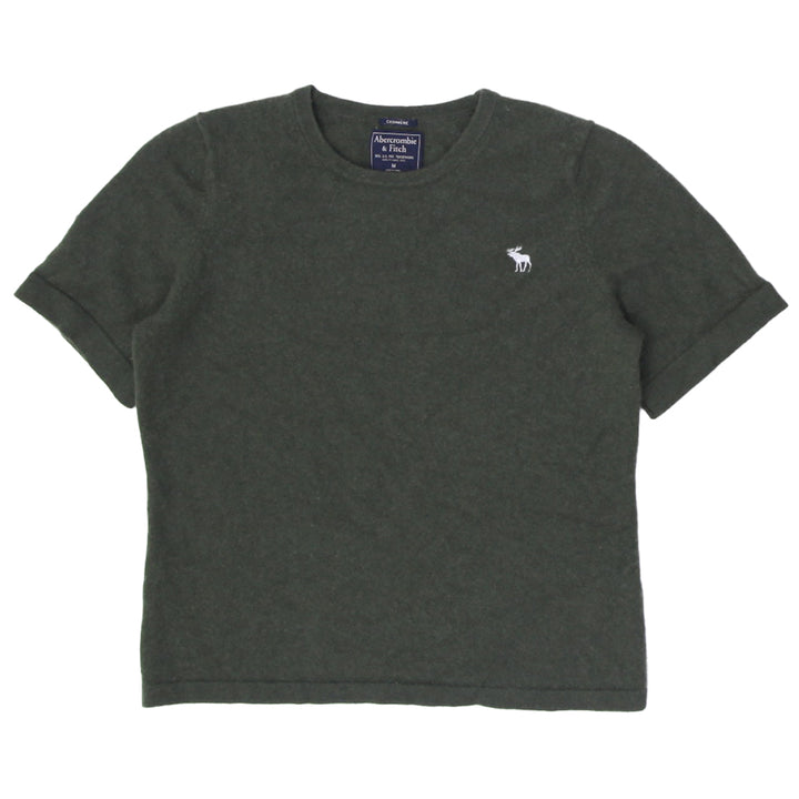 Ladies Abercrombie & Fitch 100% Cashmere Short Sleeve Sweater