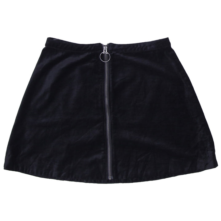 Ladies Free People Black Velvet Skirts