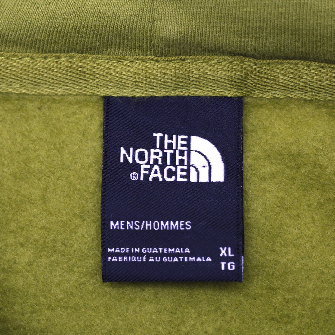 Mens The North Face Olive Green Pullover Hoodie Size XL