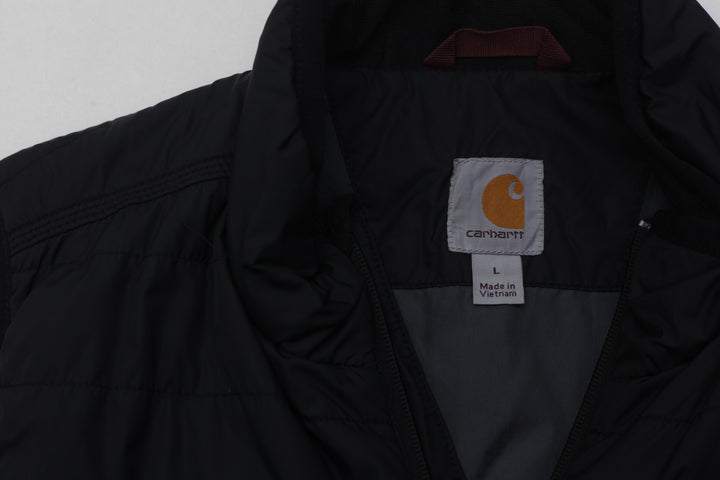 Mens Carhartt Vest Rain Defender 102286-001 Quilted Black Vest