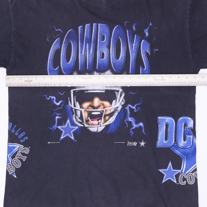 Vintage Bulletin Athletic Dallas Cowboys All Over Print T-Shirt One Size AOP