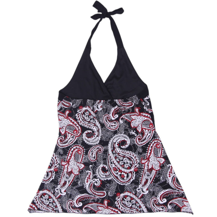 Y2K Ladies La Senza Paisley Babydoll Halter Top Size L