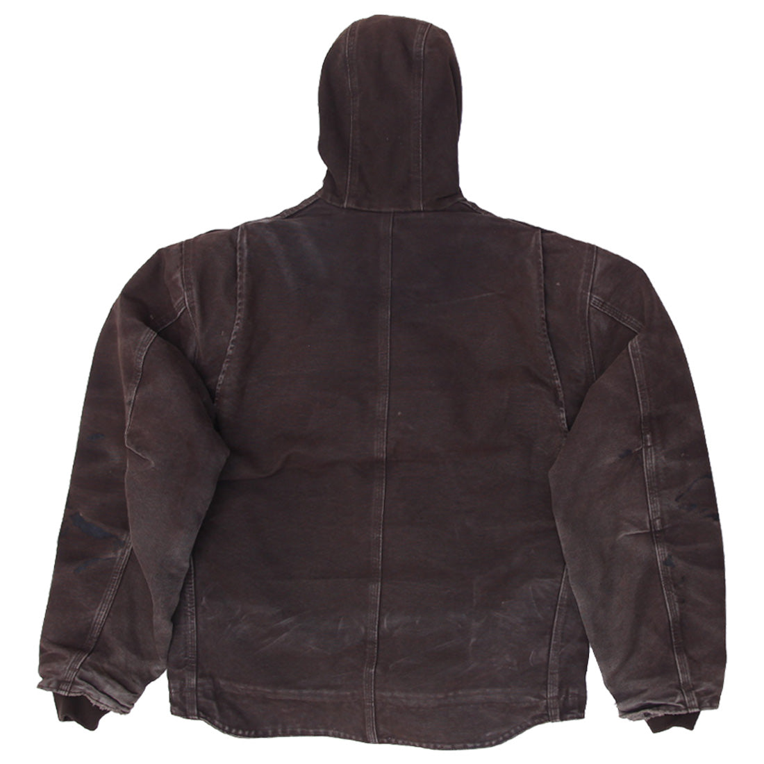 Shop Mens Carhartt J141 DKB Sherpa Fleece Lined Workwear Hooded