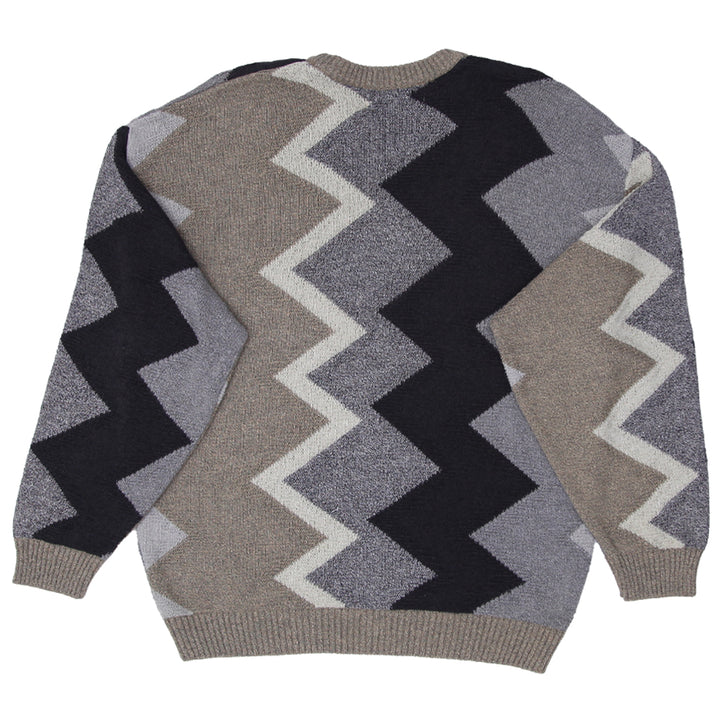 Vintage Tundra Canada Zigzag Knit Sweater Size Large - Fashion Rerun Vintage Migration_Sweaters