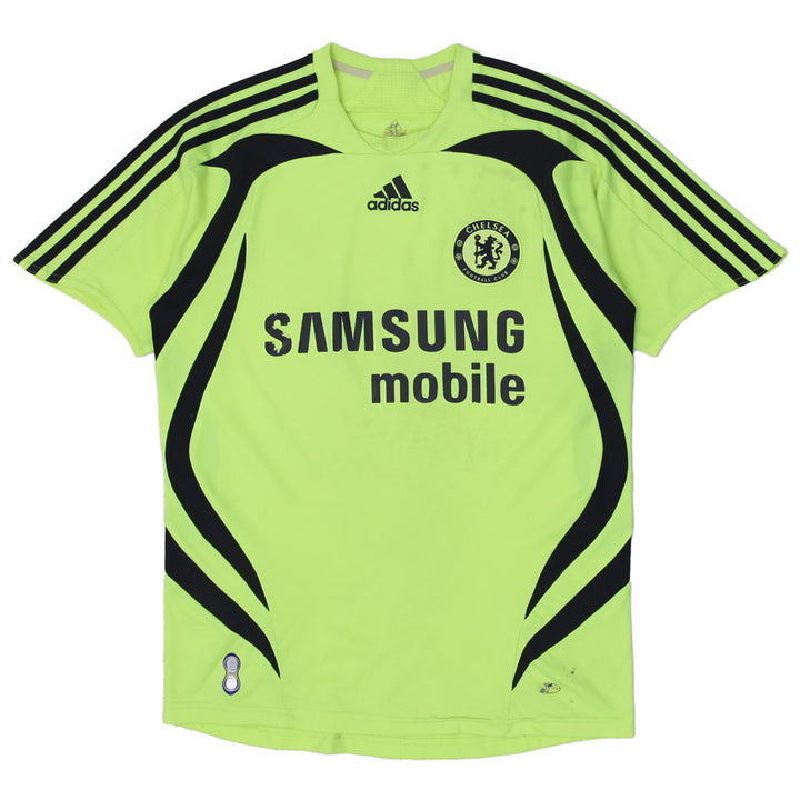 Mens 2007/08 Chelsea Away Football Shirt Adidas Soccer Jersey